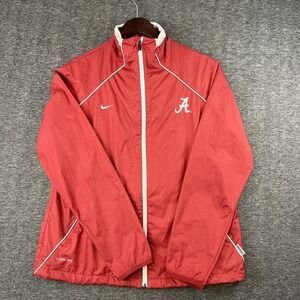 Nike Alabama Crimson Tide Jacket Large‎ 12-14 Red Storm-Fit Windbreaker Full Zip